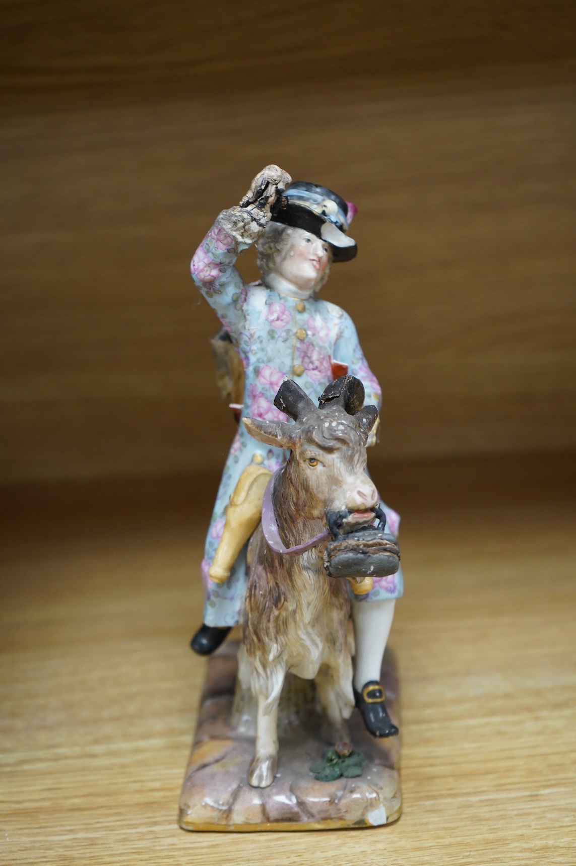 A Meissen figure of Count Bruhl's Tailor, after the model by J J Kändler, incised model number 171, 22cm